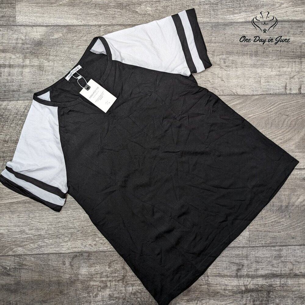 Pinkmstyle Short Sleeve Top Size M